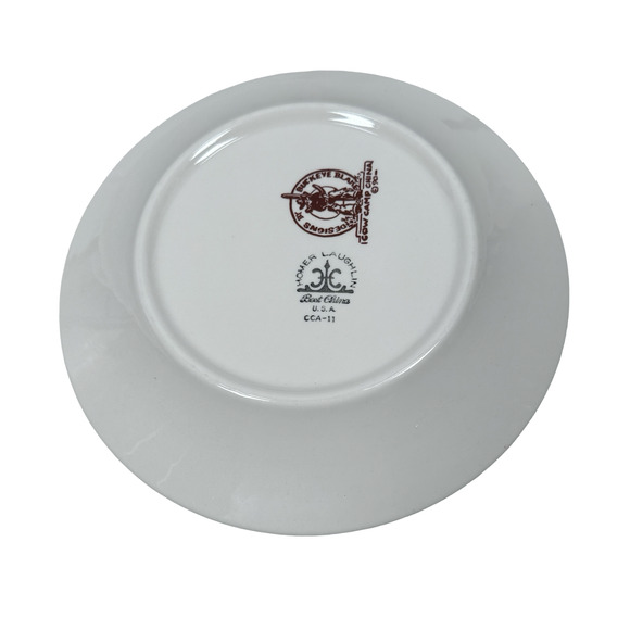 Pipestone Cow Camp Salad Plates 8" Western Cowboy Saddle Buckeye Blake Lot of 3 - Picture 3 of 6